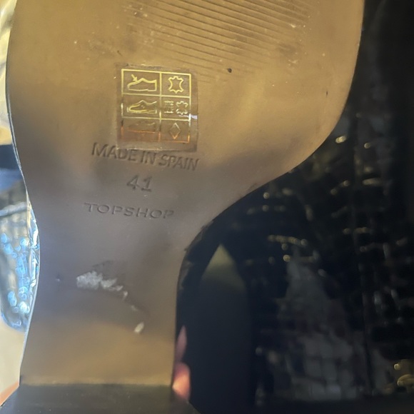 Topshop HURRICANE leather booties - Picture 5 of 9